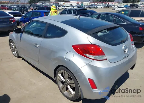 2012 Hyundai Veloster Base W/Gray from USA, damaged, VIN KMHTC6AD6CU079711